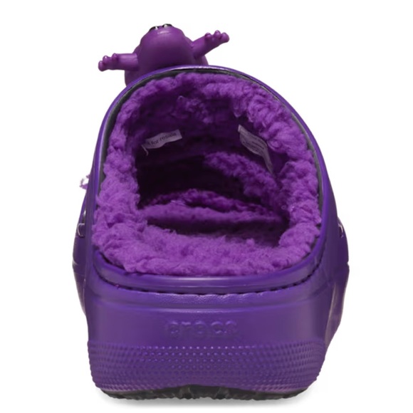 Grimace New With Tags Limited Edition Crocs Sherpa lined Size Women’s 10 & 8 - Picture 6 of 6